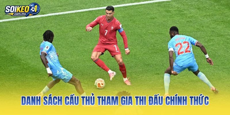 Danh sách cầu thủ tham gia thi đấu chính thức